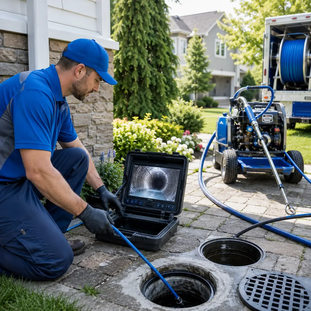 Outdoor drain cleaning professionals serving Hot Springs, VA